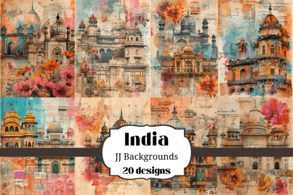 20 India Junk Journal Backgrounds: A Deep Dive