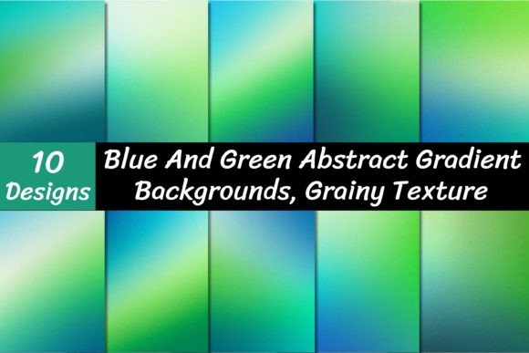 Blue and Green Gradient Backgrounds: A Natural Digital Canvas