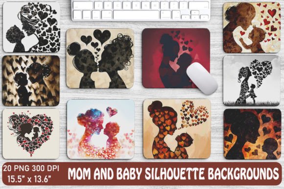 Capturing Tenderness: The Power of Mom and Baby Silhouette Backgrounds