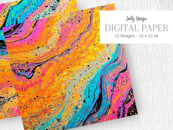 Colorful Neon Powder Texture Backgrounds: A Creative Toolkit