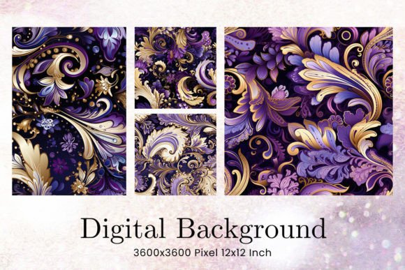 Flower Pattern Backgrounds Digital Paper: A Designer's Asset