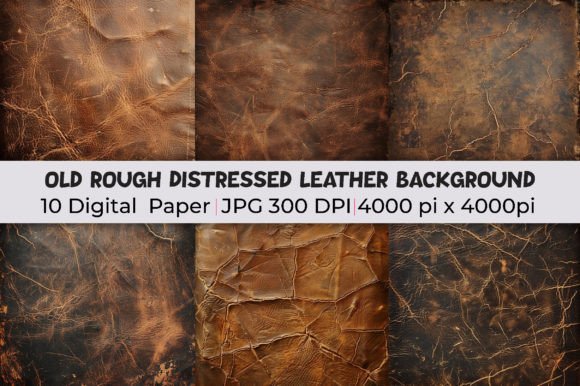 Mastering Texture: A Guide to Old Rough Distressed Leather Backgrounds