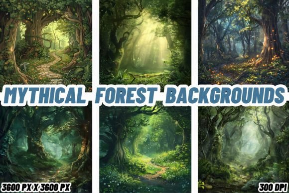 Mythical Forest Backgrounds: Elevating Visual Storytelling