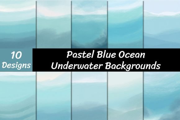 Pastel Blue Ocean Underwater Backgrounds: A Designer's Guide to Calming Digital Assets