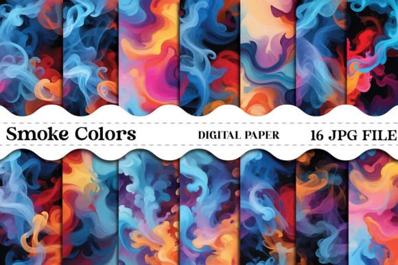 Smoke Colors Backgrounds Seamless Paper: Elevate Your Digital Designs