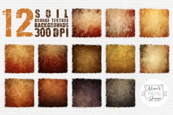 Soil Grunge Texture Backgrounds for Authentic Design