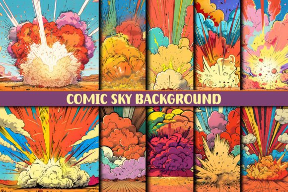 Unleash Your Creativity with Comic Sky Backgrounds