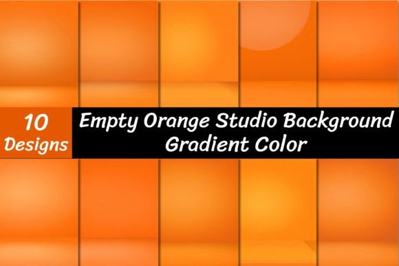 Warm Up Your Projects with Orange Studio Gradient Backgrounds