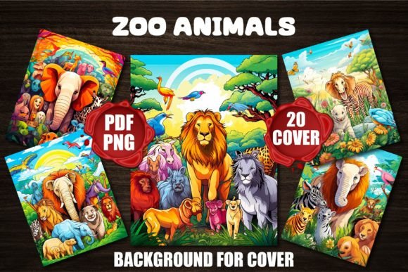 Wild Wonders: Zoo Animals Backgrounds for Your Next Cover
